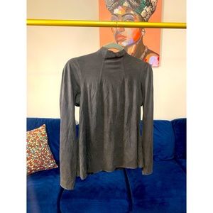 RARE Byron Lars Beauty Mark Suedelike Turtleneck - Size 4